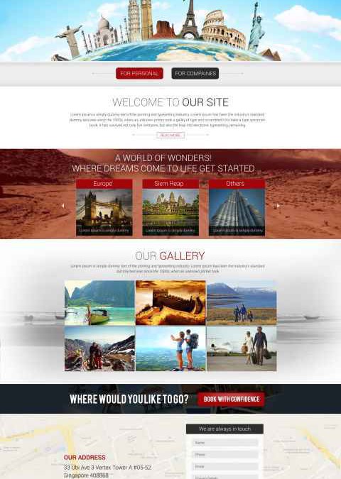 Web Design – Travel Industry
